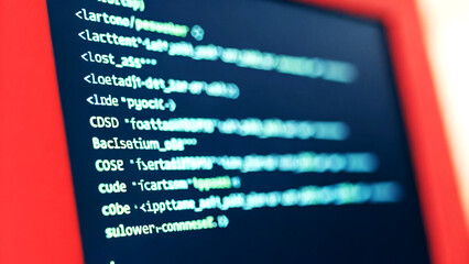 Coding and Programming Techniques Digital Workspace Code Snippet Analysis Computer Screen Close-Up Viewpoint Technology and Development Insights