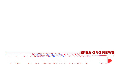 Lower Third Breaking News Alpha channel