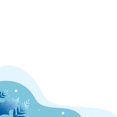 Winter Snow and Tree Corner