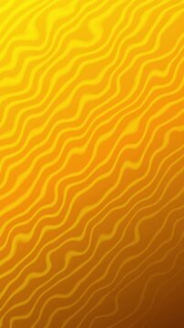 Abstract yellow pattern of wavy lines background animation suitable for backgrounds, wallpapers, textiles, and stationery designs.