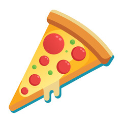 vector illustration of pizza
