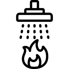 Fire Sprinkler Icon