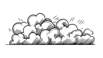 A modern cartoon illustration set showcases a smell cloud and stink toxic aroma, accompanied by a green stink aroma, stinky smoke, and a bad smell