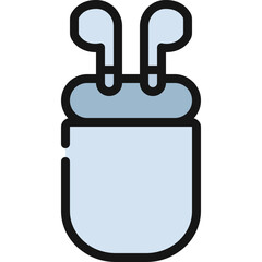 Wireless Earbuds Headphones Icon