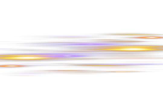 Blue motion lines PNG with glowing light trails and speed effect for banners or modern technology design.