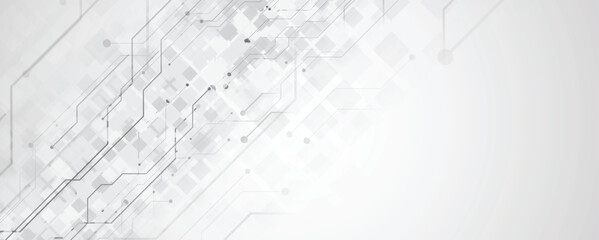 Abstract  technology wireframe circuit lines with data concept background