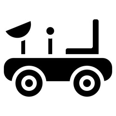 Space Rover Vehicle Icon