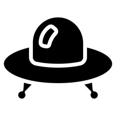 Disc Shape UFO Icon