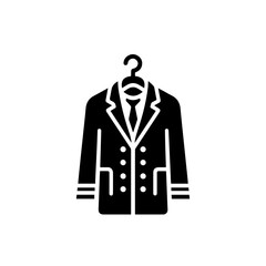 Classic Wool Coat Vector Illustration