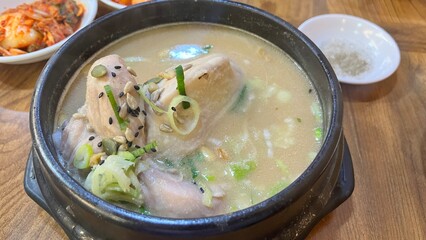 chicken and rice soup Samgyetang
