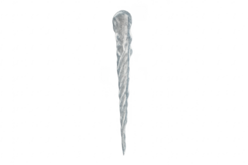 Icicle forming and dripping showing frozen water