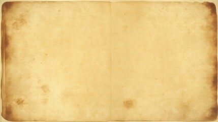 Obraz premium Aged vintage parchment paper with yellowish brown tones and textured surface,