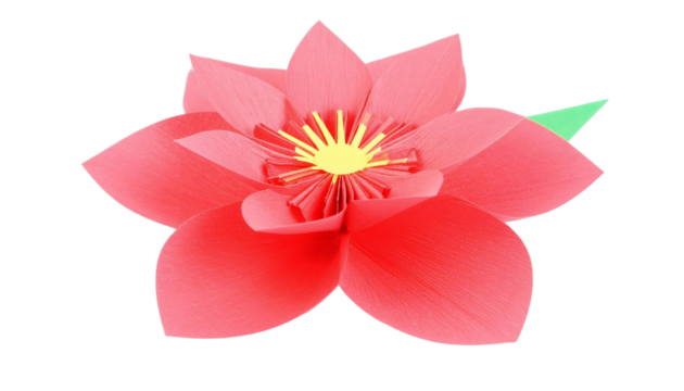 Vibrant pink flower isolated on transparent background blossoming flora illustration - Powered by Adobe