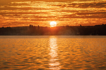 Schwielow lake close to Potsdam, Brandenburg, Germany