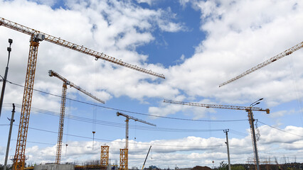 Industrial or residential development concept for an urban environment