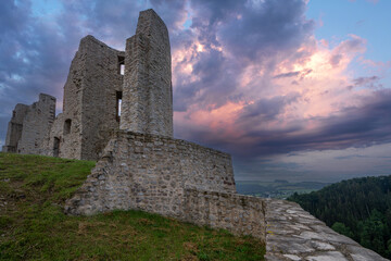 Schoenecken castle, Rhineland-Palatinate, Germany