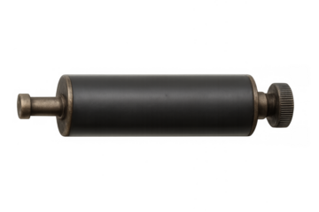 Vintage brass and black spyglass optical instrument exploring discovery