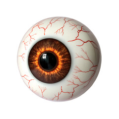 All seeing spooky eye symbol isolated on a transparent background png