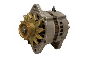 Alternator generating electrical power for car engine system