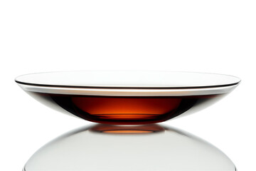 Yo yo with red center on transparent background