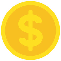 Dollar Coin Icon