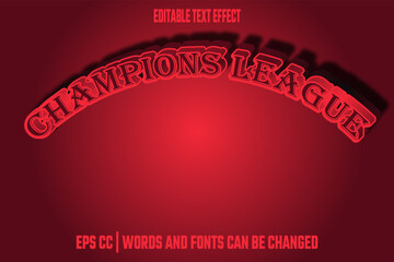editable champions league text effects
