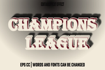 editable champions league text effects
