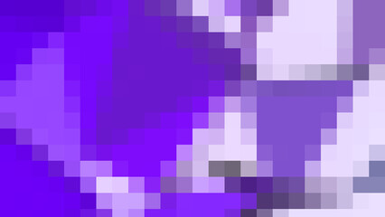 Abstract geometric pattern of purple and lavender hues in pixelated style
