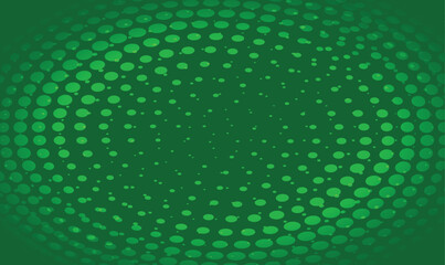 Green abstract background with dots