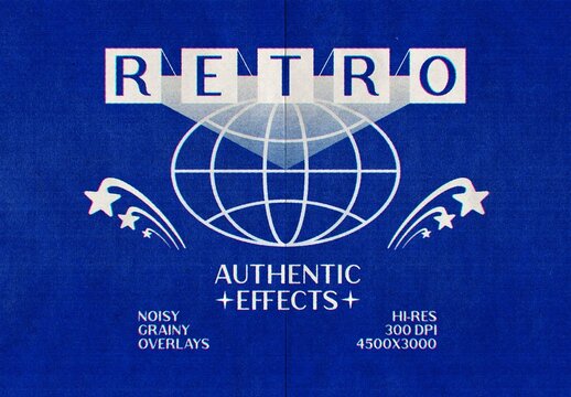 Vintage Design Effect Mockup