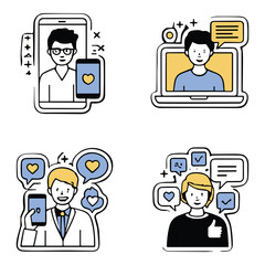 Social Media User Profile and Digital Likes