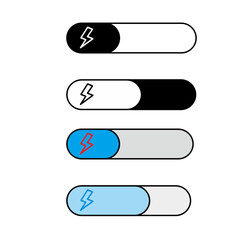 hp charge vector icon and color, 