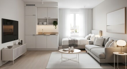 Modern Interior Stylish Living Space in a Contemporary Home