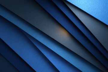 Obraz premium Blue textured paper layers diagonally overlap each other. It provides cool tone backdrop for modern graphic design project.