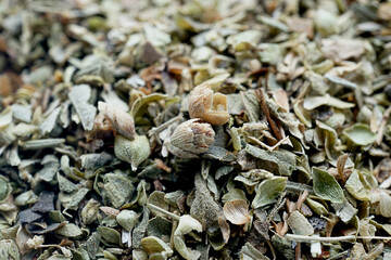 Dried oregano herb for cooking and seasoning