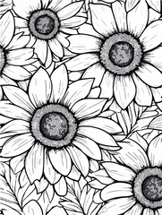 Aus der Serie: Coloring Page - vectorized - From Flowers to Graffiti, Vacation, Fun, Drinks and Animals - Package