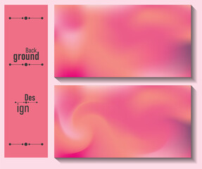 Soft pink and orange gradient backgrounds with subtle swirls and text space