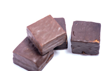 cookie isolated on white background.  Sweet biscuits.