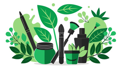 set of gardening tools