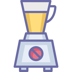 Blender Icon – Kitchen Appliance, Food Processor, Smoothie Maker Illustration