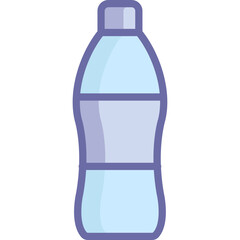 Bottle Icon – Beverage Container, Drink Packaging Symbol, Plastic or Glass Bottle Illustration