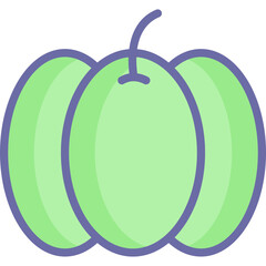 Bell Pepper Icon – Fresh Vegetable Symbol, Capsicum Illustration, Healthy Food Icon