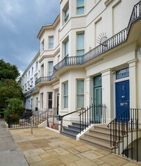 London - 06 24 2022: Houses in Campden Grove