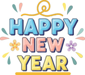 Versatile vector design featuring a vibrant spectrum of colors and classic typography for diverse creative applications