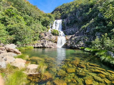 Chapada dos Veadeiros - Candaru Waterfall, Cavalcante, Goi&aacute;s