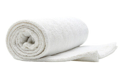 White gym towel roll