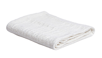 Folded white towel