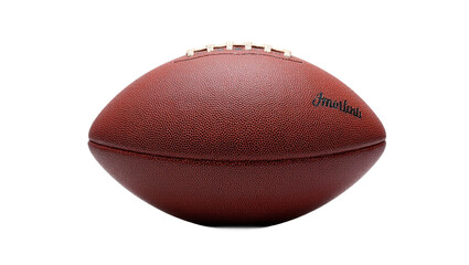Football isolated on white