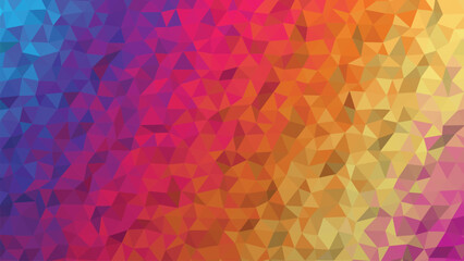 Vibrant abstract gradient mosaic texture background with diverse color spectrum and subtle artistic detail