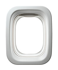 Obraz premium white airplane window while travel isolated on white or transparent png